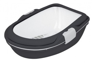 Trixie Berto XL Kuweta z Higienicznym Systemem Przesiewającym, 47x26x69cm, antracyt