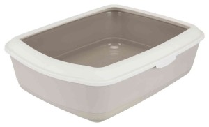 Trixie Classic Kuweta Otwarta z Ramką 37x15x47cm, szarobrązowa