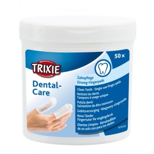 Trixie Dental Care nakładki na palce do czyszczenia zębów 50szt