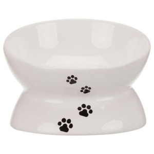 Trixie Miska ceramiczna na nóżce 0,15l/13cm biała