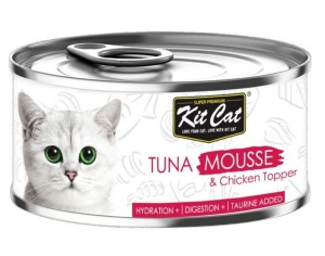 Kit Cat Mousse  Tuna & Chicken Topper Tuńczyk i kurczak 80g