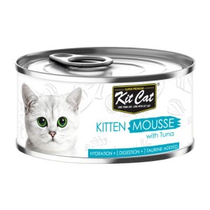 Kit Cat Kitten Mousse Tuna Tuńczyk 80g, Delikatny Mus dla Kociąt!