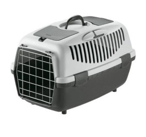 Stefanplast Transporter z Metalowymi Drzwiami Gulliver 2 55x36x35cm, do 8kg, szary