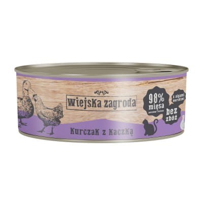 Wiejska Zagroda Kot Kurczak z kaczką 85g