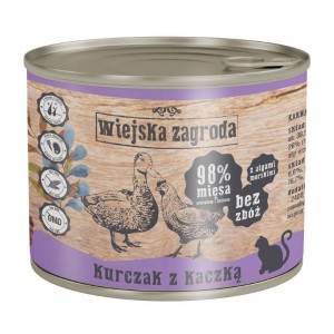 Wiejska Zagroda Kot Kurczak z kaczką 200g