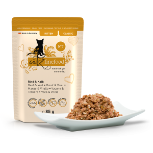 Catz Finefood Kitten No. 07 Wołowina i Cielęcina 85g