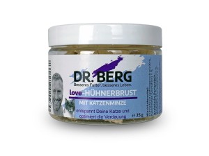 Dr. BERG Przysmak dla kota z liofilizowanej piersi kurczaka z kocimiętką 25g