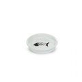 YARRO Miska Talerzyk Ceramiczny Motyw Ryba 13,5cm x 2,5cm Biały/ Różowy