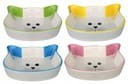 Trixie miska ceramiczna w kształcie głowy kota 0,25l/12cm Mix kolorów