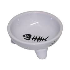 YARRO Miska Ceramiczna Na Nóżkach 12,5x5cm biała