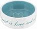 Trixie Miska ceramiczna Pet's Home 0,3l/12cm kremowa/jasnoniebieska