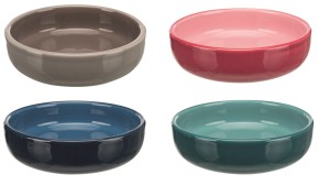 TRIXIE Miska Ceramiczna dla kotów ras krótkonosych 0,3l/15cm  Mix kolorów