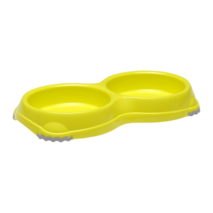 YARRO Miska Smarty podwójna na gumie 2x0,2l lemon