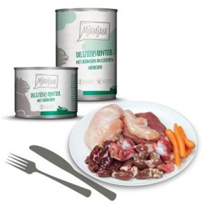 MjAMjAM Wyborny renifer i kurczak z pyszną marchewką puszka 200g