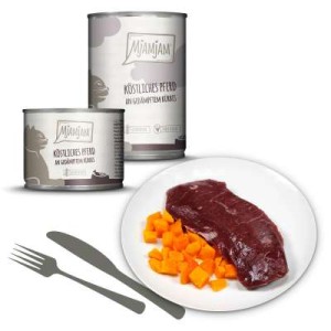 MjAMjAM Pyszna konina z dynią gotowaną na parze puszka 400g