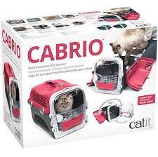 Catit Design Transporter  Pet Cargo Cabrio z IATA czerwony/szary
