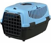 Trixie Transporter CAPRI 1 XS z Plastikowymi Drzwiami 32x31x48cm, niebieski