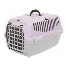 Trixie Transporter CAPRI 1 XS z Plastikowymi Drzwiami 32x31x48cm, liliowy/jasnoszary