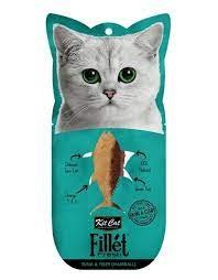 Kit Cat Fillet Fresh Tuńczyk i błonnik 30 g , Przysmak Odkłaczający!