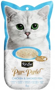 Kit Cat PurrPuree Kurczak i Wędzona Ryba 15g (1 szt)  
