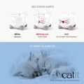 Catit Pixi Fountain Poidło Fontanna dla kota 2,5l, 22x22x19,5cm, biała