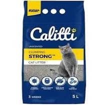 Calitti Strong  Żwirek Bentonitowy Bezzapachowy 5l