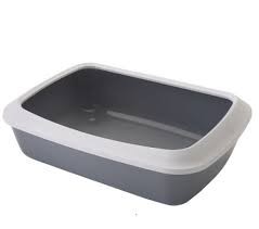 Savic Iriz Kuweta Otwarta 42x30,5x10cm szara/biała