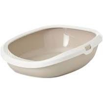 Savic Gizmo Kuweta Otwarta z Ramką, 52x39x15cm, mokka