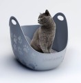Petmate Kuweta LitterLocker z łopatką, 57x45x41cm, szary
