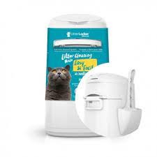 Petmate LitterLocker II Design Pojemnik na zużyty żwirek 44x20x25cm, biały. Niweluje nieprzyjemne zapachy do 99,97%!