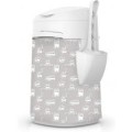 Petmate LitterLocker II Design Pokrowiec Dekoracyjny na Pojemnik, Szary w Koty