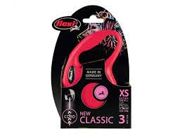 Flexi NEW Classic XS CAT Smycz Automatyczna linka 3mb, do 8kg, czerwona