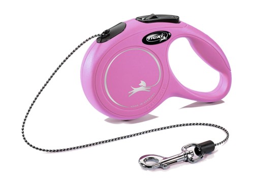 Flexi NEW Classic XS CAT Smycz Automatyczna linka 3mb, do 8kg, różowa