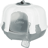 Trixie Maro Corner Kuweta Narożna Kryta 60x43x52cm, granit/jasnoszary