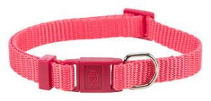 TRIXIE Obroża PREMIUM dla Kota, rozmiar uniwersalny, zapięcie bezpieczeństwa, koral