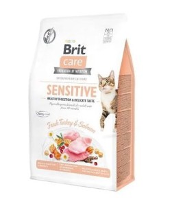Brit Care Grain Free Sensitive Digestion Indyk i łosoś 400 g