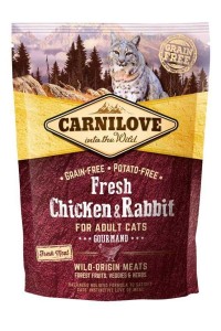 Carnilove Cat  Świeży Kurczak i Królik 400 g