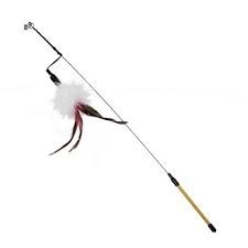 TRIXIE Metalowa Wędka z Piórkami, 50cm