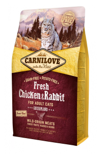 Carnilove Cat Kurczak i królik 2 kg
