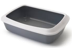 Savic Iriz Kuweta Otwarta 50x37x14 cm szara/biała 