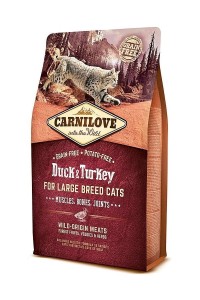 Carnilove Cat Large breed Kaczka i indyk 2 kg