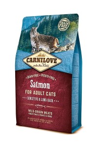 Carnilove Cat Sensitive Long hair Łosoś 2 kg