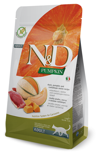 N&D Cat Pumpkin  Kaczka z Dynią i Melonem 300g 
