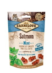 Carnilove Cat Snack Fresh Crunch (Chrupiące) Łosoś z Miętą 50g