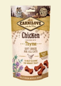 Carnilove Cat Snack Fresh Semi-Moist (Półmiękkie) Kurczak z Tymiankiem, Układ Moczowy, 50g