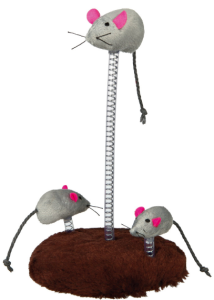 Trixie 3 Myszy na Sprężynach, 22x15 cm cm
