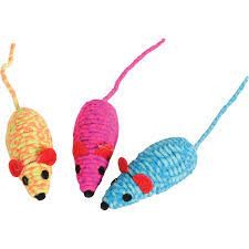 Zolux Zabawka Dla Kota Mysz Elastyczna 7 cm, mix kolorów