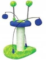 Yarro Drapak Mini UFO 23x24x25 cm, zielony/niebieski