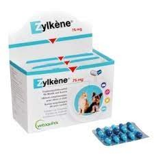 Vetoquinol Zylkene 75 mg / 1 Kapsułka, Zwalczanie Stresu u Kota, Aktywny Bio Peptyd, Uspokojenie Jak Po Mleku Matki! Brak Efektu Senności i Uzależnienia!
