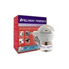 Ceva Feliway Friends Zestaw Startowy, Dyfuzor i Wkład 48 ml, Feromony Harmonizujące Relacje Między Kotami